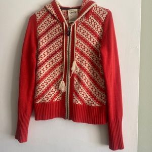 Levi Scandinavian Style knit zip up Hoodie